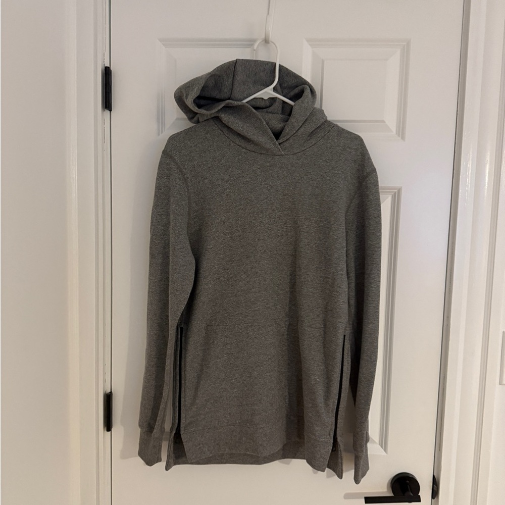 John Elliott grey hoodie with side zippers